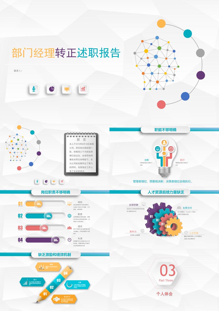 述职PPT (73)述职报告PPT模板